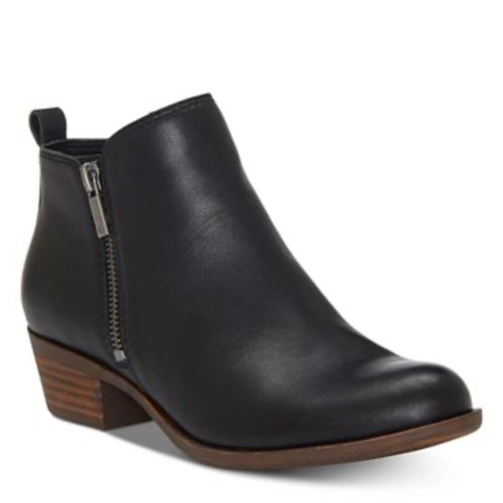 Lucky brand black booties